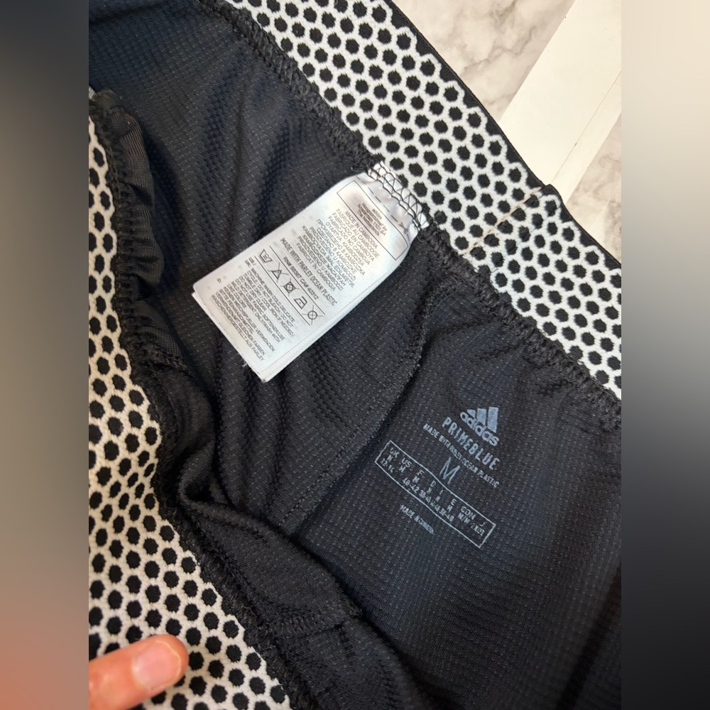 adidas Black‎  Track Pants with White Stripe Details size M - Picture 2 of 6